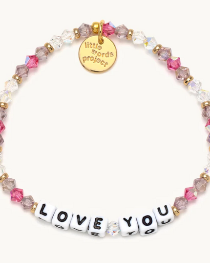 Little Word Project Love You Bracelet S/M Bracelets in  at Wrapsody