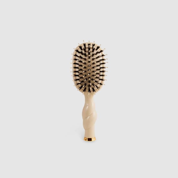 Teleties Boar Tan Mini Brush Hair Accessories in at Wrapsody