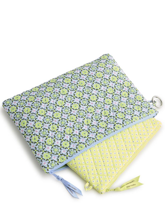 Vera Bradley Slow Dance Ditsy 2-Pouch Organizer Set