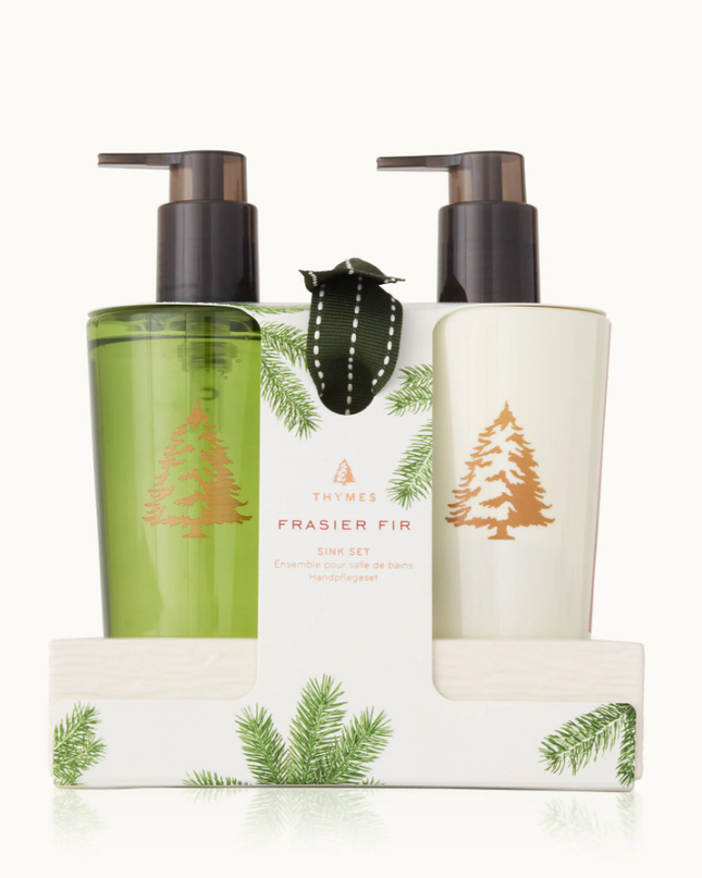 Frasier Fir Sink Set & Caddy Bath & Body in  at Wrapsody