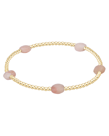 Enewton Admire Small 2mm Bracelet Pink Opal Bracelets in at Wrapsody