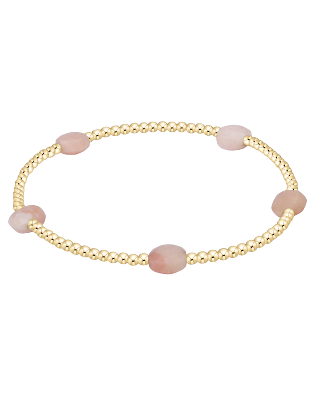 Enewton Admire Small 2mm Bracelet Pink Opal Bracelets in at Wrapsody