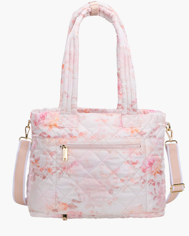 Oliver Thomas Wanderlust Tote Petal Pink Rose Print Totes in at Wrapsody
