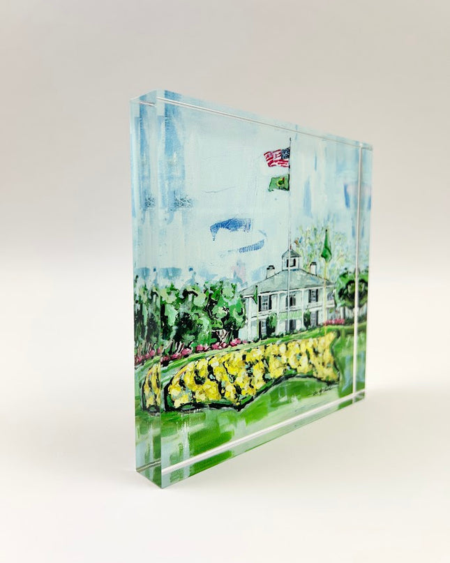 Master's Club House Acrylic Block Home Decor in at Wrapsody