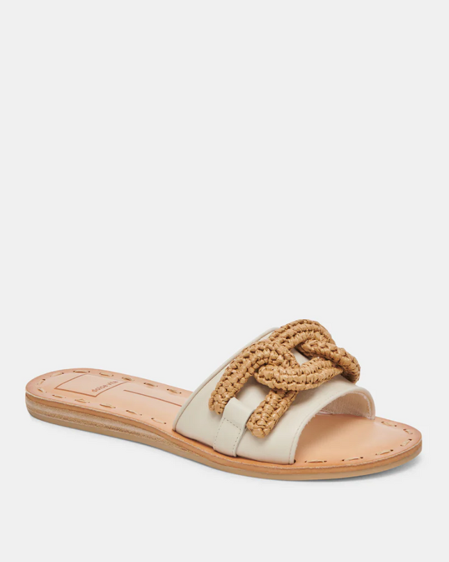 Desa Sandals in Ivory and Leather Shoes in 6 at Wrapsody