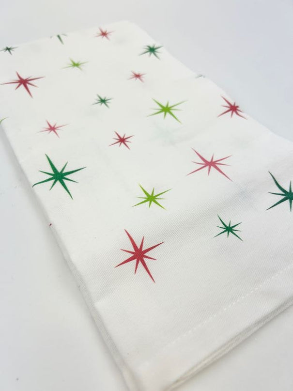 Christmas Stars Towel Kitchen Towels in  at Wrapsody