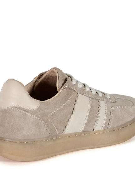 Jon Qwill Taupe Sneakers Shoes in at Wrapsody
