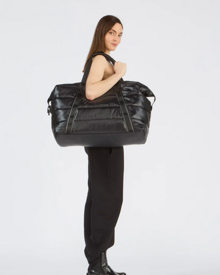 Oliver Thomas Super Traveler XL - Dark Black Luggage, Totes in  at Wrapsody