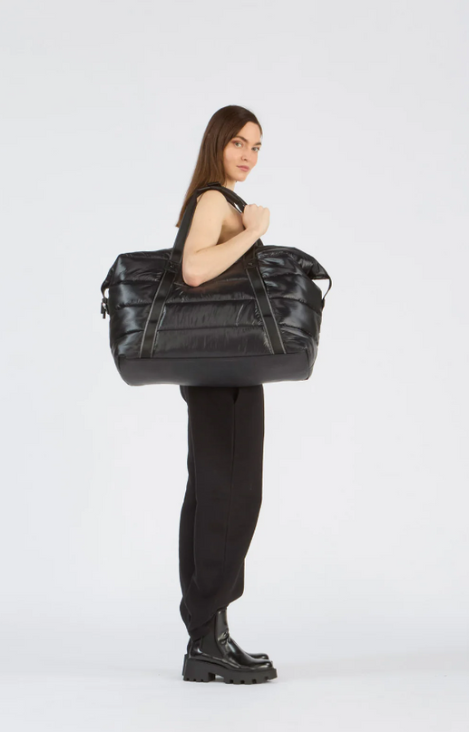 Oliver Thomas Super Traveler XL - Dark Black Luggage, Totes in  at Wrapsody