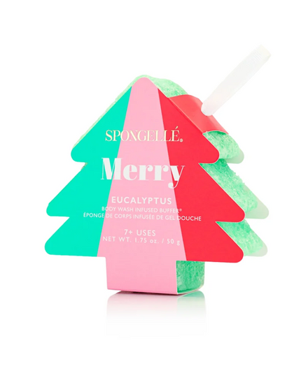 Spongelle Tree Sponge Merry Eucalyptus Bath & Body in at Wrapsody