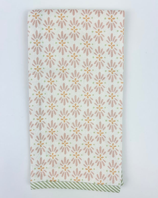 Betts Pink & Orange Tea Towel Kitchen Towels in at Wrapsody