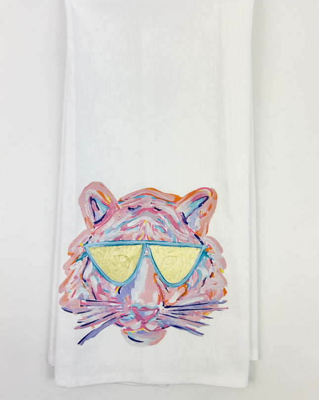 Fun Tiger Tea Towel Kitchen Towels in  at Wrapsody