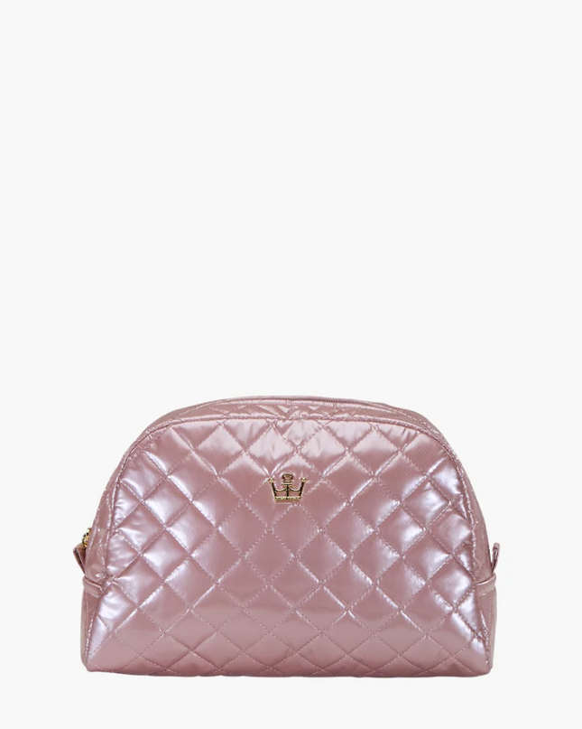 Oliver Thomas KST Cosmetic Large Mauve Metallic Travel Accessories in at Wrapsody