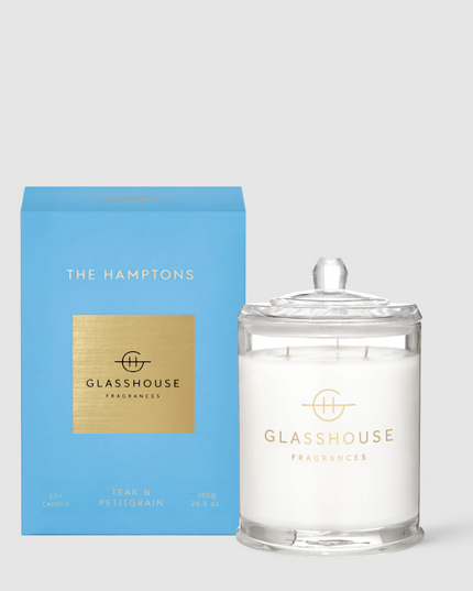 Glasshouse Candle The Hamptons 26.8oz Candles in at Wrapsody