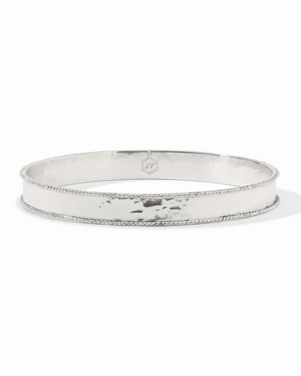JV Savoy Bangle Silver L Bracelets in at Wrapsody