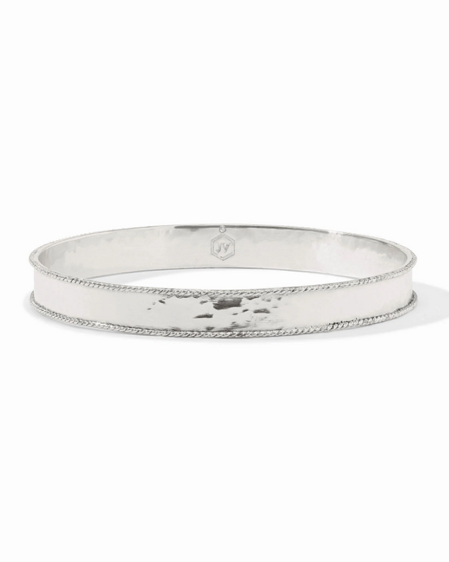JV Savoy Bangle Silver L Bracelets in at Wrapsody
