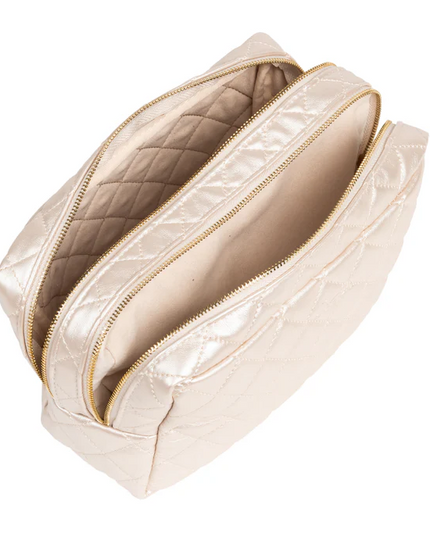 Scout 2-Way Bag Quilted Champagne Travel Accessories in at Wrapsody