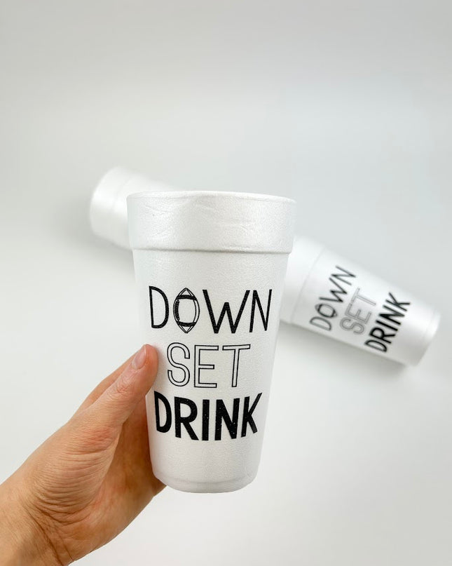 Down Set Drink Foam Party Cup Set Drinkware in at Wrapsody