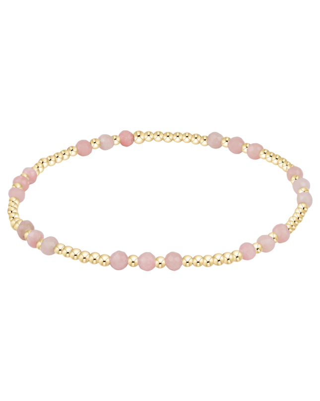 Enewton Gemstone Joy 3mm Bracelet Pink Opal Bracelets in at Wrapsody