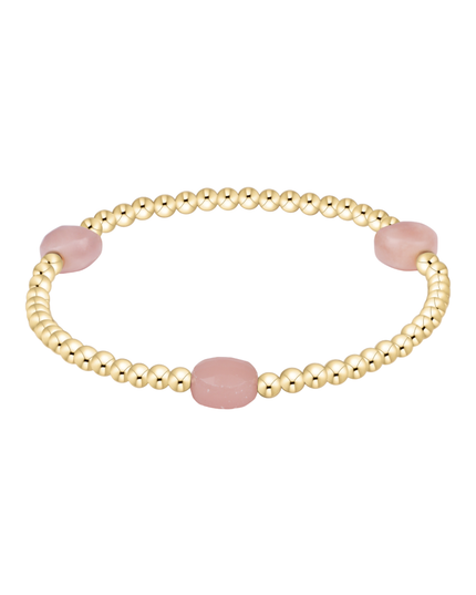 Enewton Admire 3mm Bracelet Pink Opal Bracelets in at Wrapsody