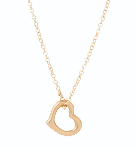 Enewton Design 16" Necklace with Love Gold Charm Necklaces in  at Wrapsody