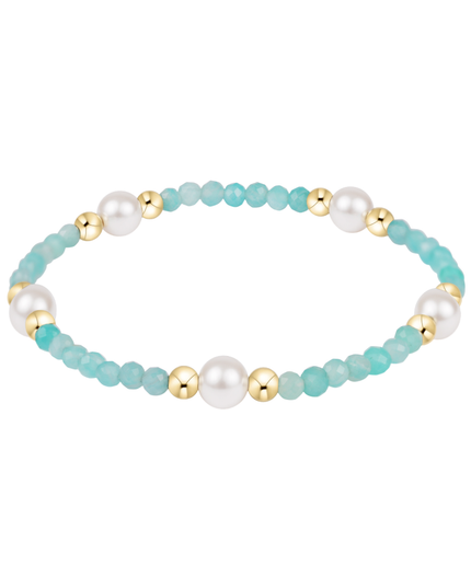 Enewton Purpose Pearl 6mm Bracelet Amazonite Bracelets in at Wrapsody