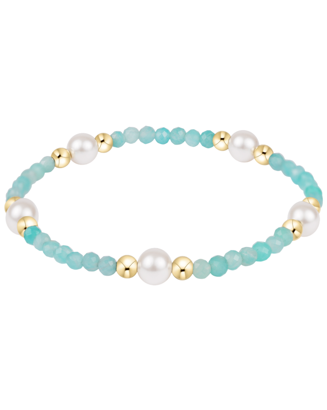 Enewton Purpose Pearl 6mm Bracelet Amazonite Bracelets in at Wrapsody