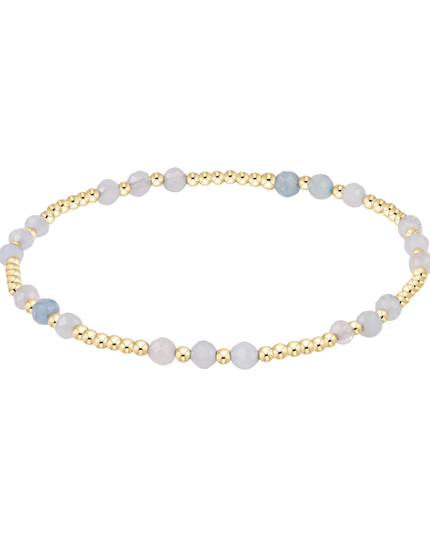 Enewton Gemstone Joy 3mm Bracelet Aquamarine Bracelets in at Wrapsody