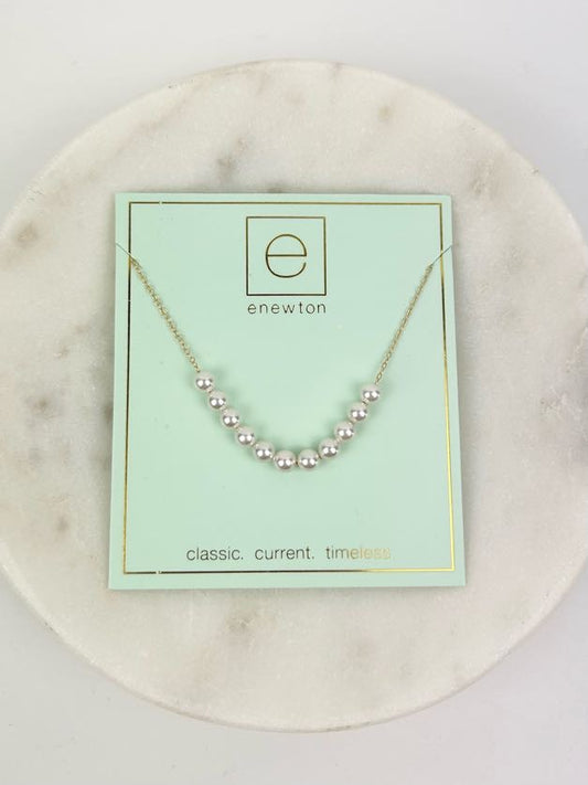 Enewton 16" 4mm Pearl Bliss Necklace Necklaces in  at Wrapsody