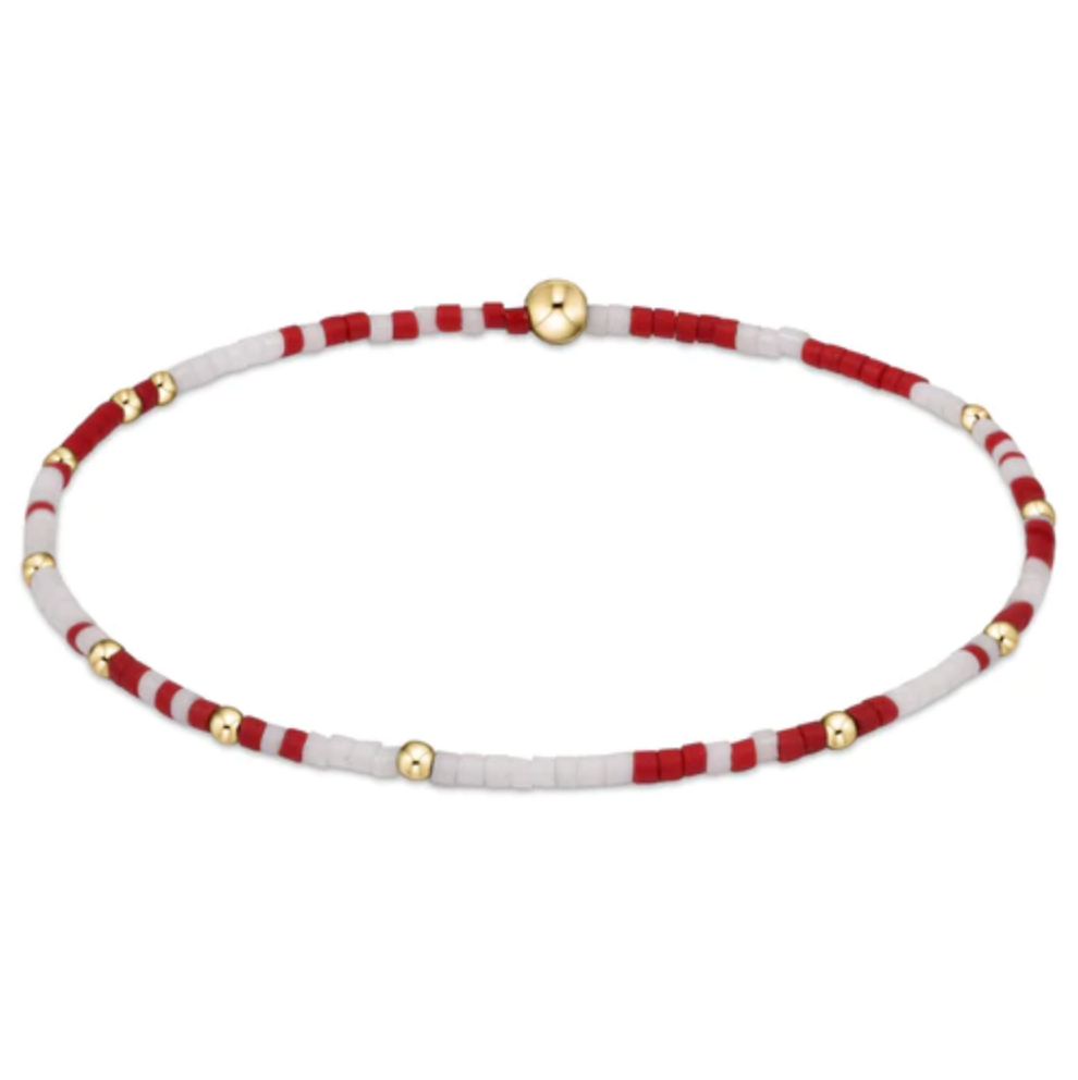 Enewton Hope Unwritten Bracelet Bracelets in Crimson-White at Wrapsody