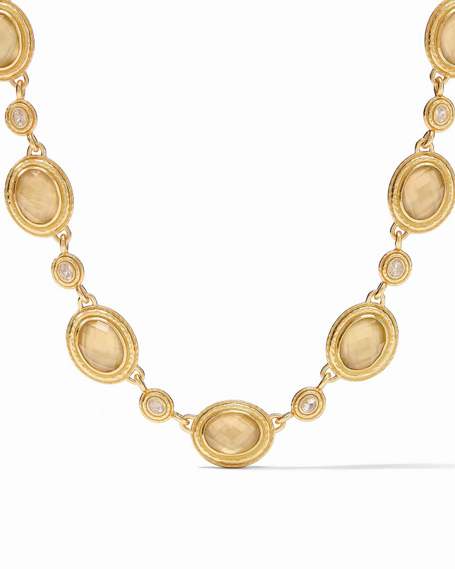 Julie Vos Tudor Stone Necklace in Champagne Necklaces in  at Wrapsody