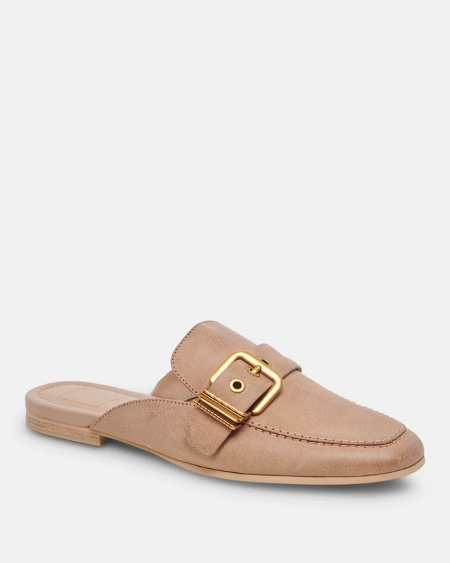 Santal Taupe Mule Shoes in 6 at Wrapsody