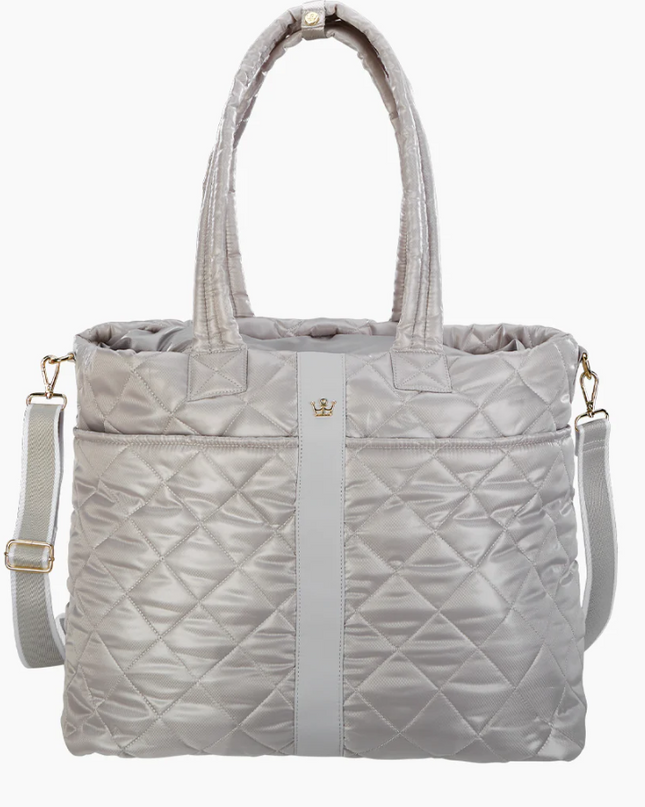 Oliver Thomas Wanderlust XL Dove Grey Luggage, Totes in  at Wrapsody