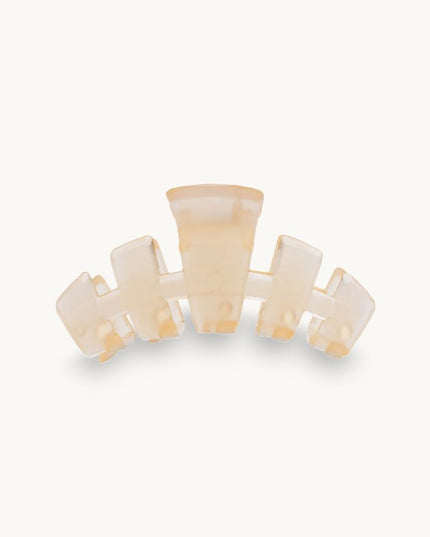 Teleties Tiny Clip Hair Accessories in Almond Beige at Wrapsody