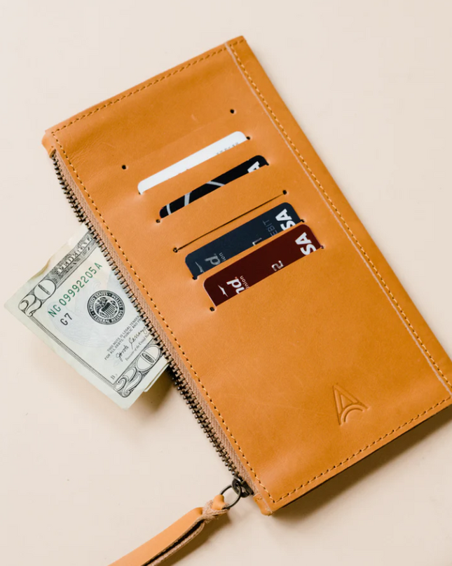 Able Grace Wallet -  Cognac Wallets in  at Wrapsody