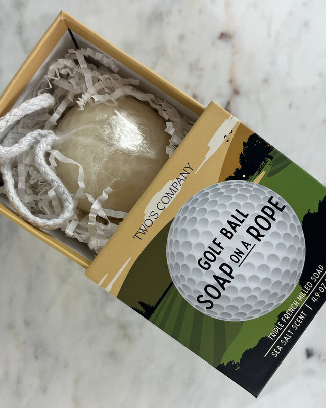 Golf Ball Soap on A Rope Bath & Body in  at Wrapsody