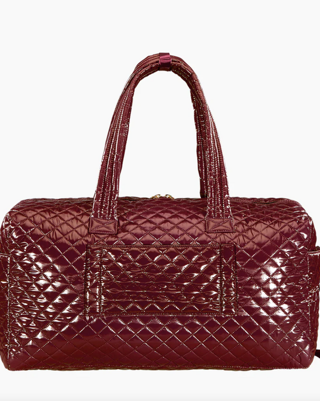 Oliver Thomas 24/7 Weekender Duffle Bordeaux Metallic Luggage in  at Wrapsody