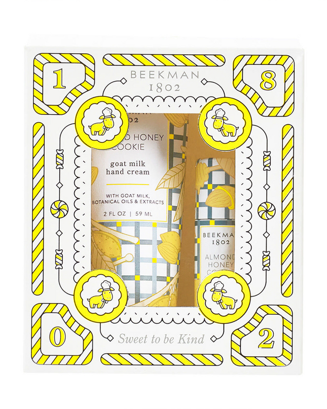 Beekman Gift Set in Almond Honey Cookie Bath & Body in  at Wrapsody