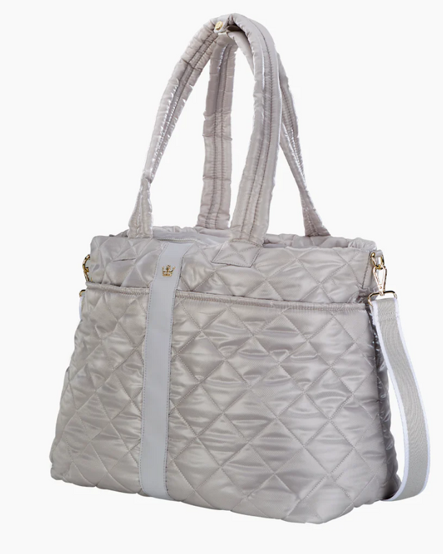 Oliver Thomas Wanderlust XL Dove Grey Luggage, Totes in  at Wrapsody