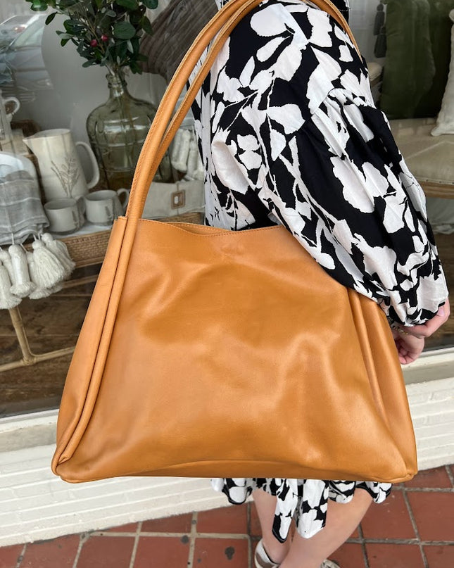 Able Abilene Shoulder Bag Totes in Cognac at Wrapsody