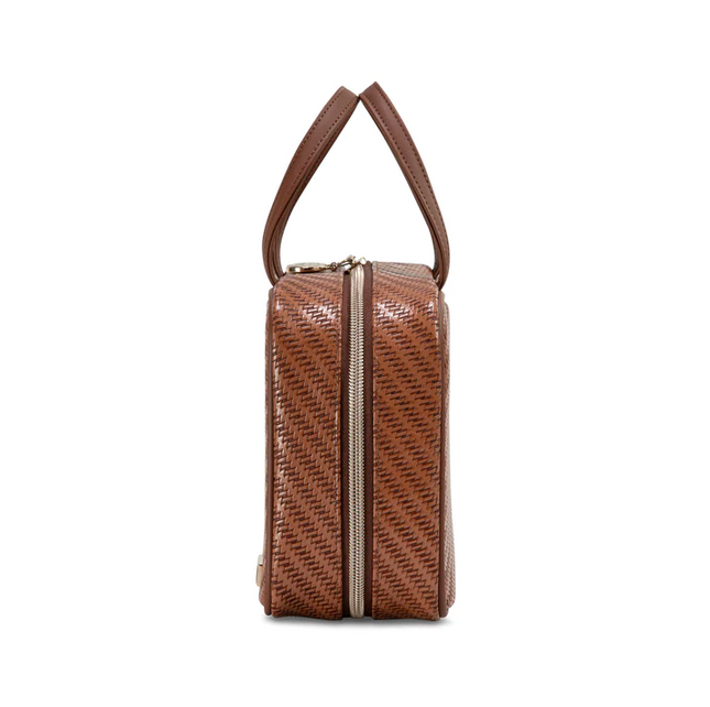 Traveler Rosewood Cognac Travel Accessories in  at Wrapsody