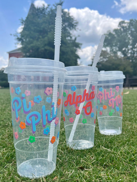 Clear Stadium Cup Greek in Alpha Chi Omega at Wrapsody