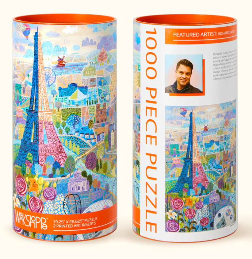 1000 Piece Puzzle Fun & Games in Paris at Wrapsody