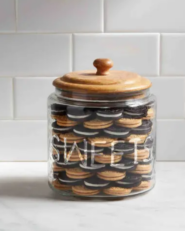 Glass Sweets Jar Home Decor in  at Wrapsody