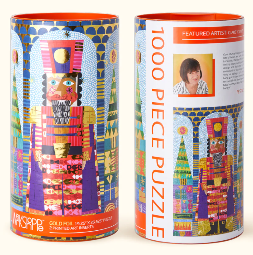 1000 Piece Puzzle Fun & Games in Festive Nutcracker at Wrapsody