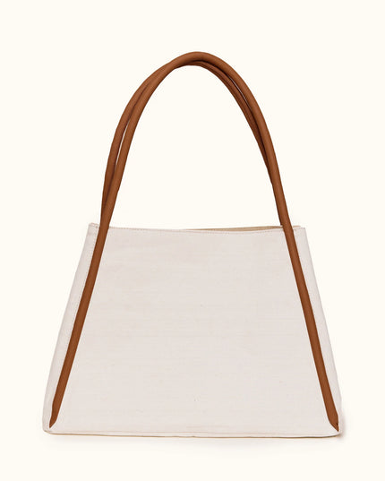 Able Abilene Shoulder Bag Totes in Canvas/Whiskey at Wrapsody