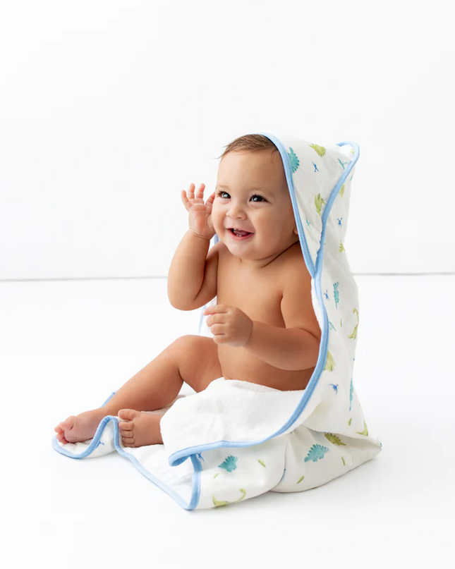 Dinosaur Hooded Towel Set Baby in  at Wrapsody