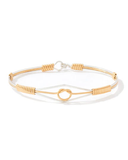 Ronaldo Stronger Together Bracelet with Gold Knot Bracelets in 6.5 at Wrapsody