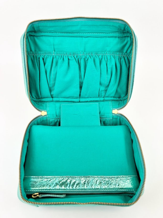 Travel Organizer - Glimmer Teal Travel Accessories in  at Wrapsody