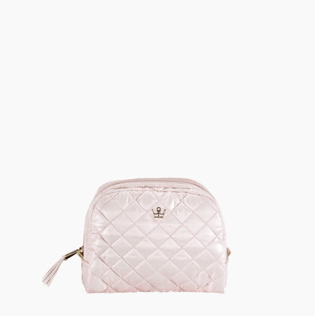 Oliver Thomas KST Cosmetic Medium Travel Accessories in Petal Pink at Wrapsody